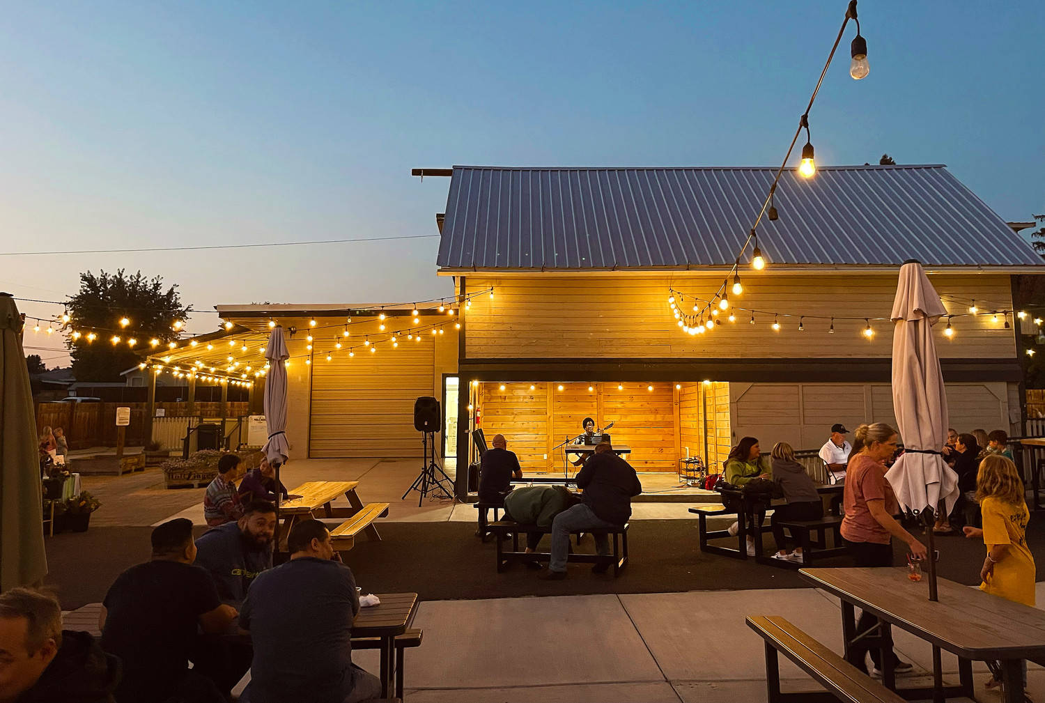Outdoor seating & event space