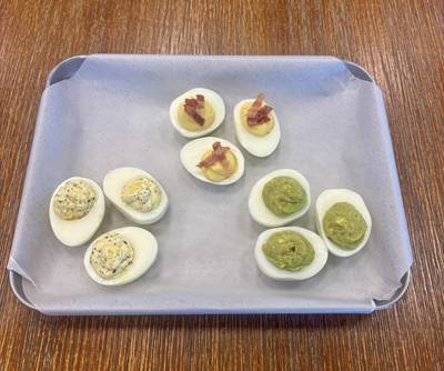 Brunchy Deviled Eggs